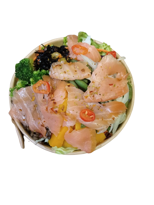 Salade au saumon